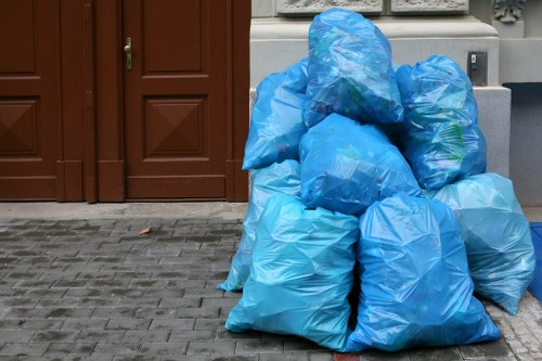 Residential and commercial furniture being cleared
